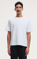 stonewashed tee - white