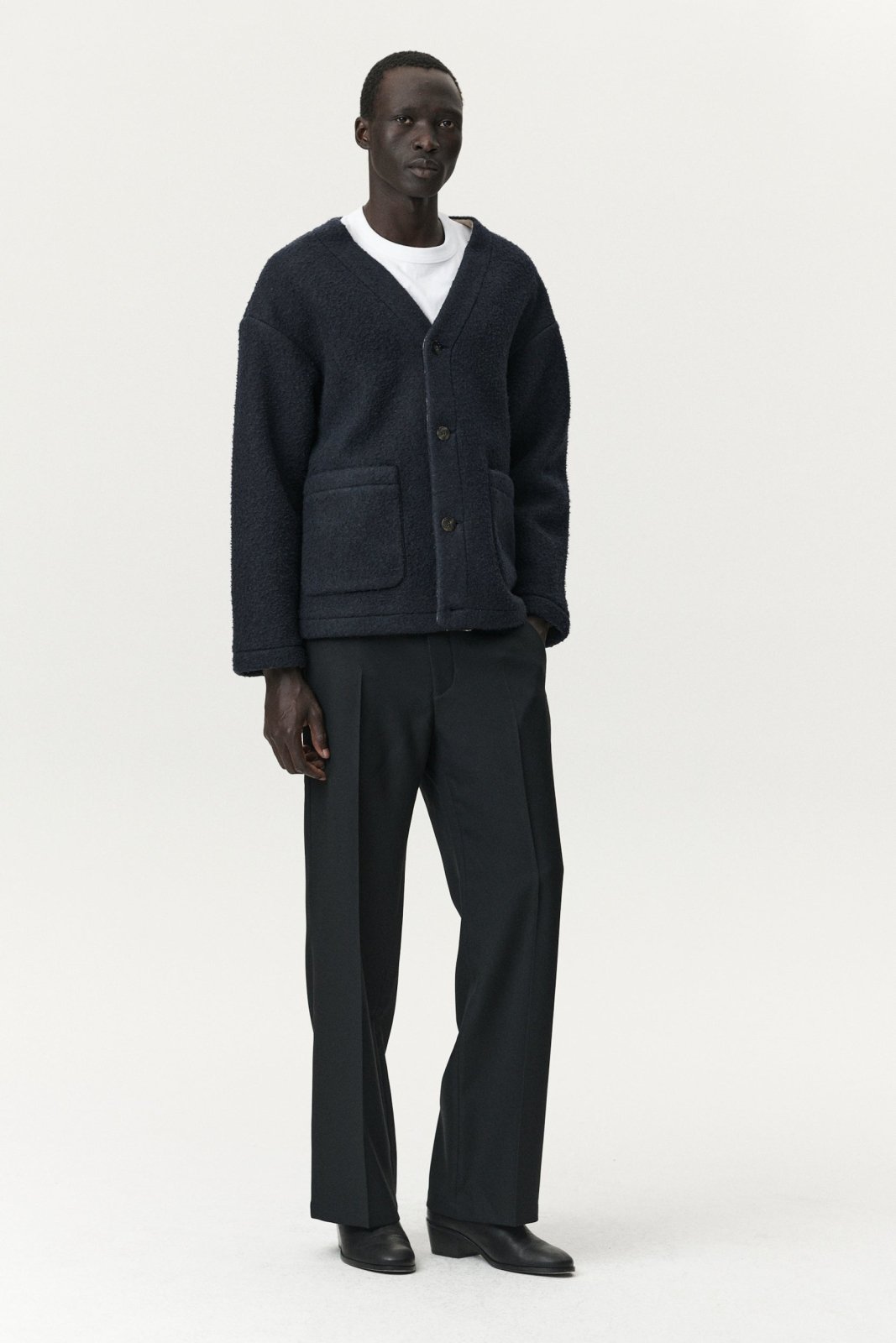 welter shelter - cardi boiled bonded - navy - Castart