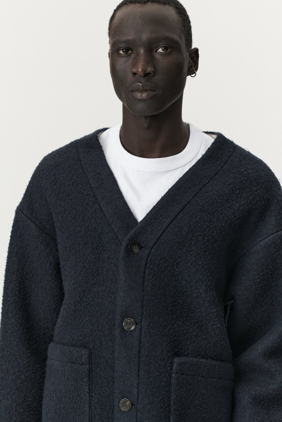 welter shelter - cardi boiled bonded - navy - Castart